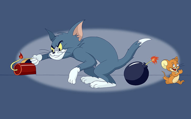Visdom bland Tom och Jerry Bild för skrivbordsunderlägg 1920 × 1200, HD tapet