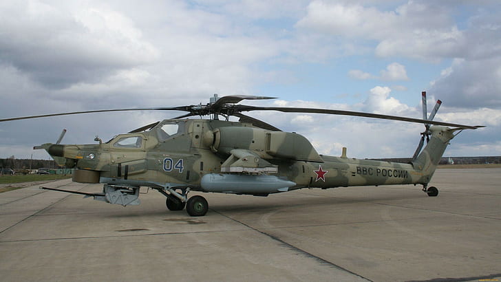 Мил Ми-28, хеликоптери, руски ВВС, превозно средство, военни, военни самолети, HD тапет
