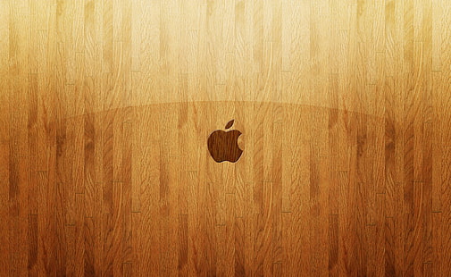 Pense diferente Apple Mac 58, logotipo marrom da Apple, Computadores, Mac, Apple, Diferente, Pense, HD papel de parede HD wallpaper