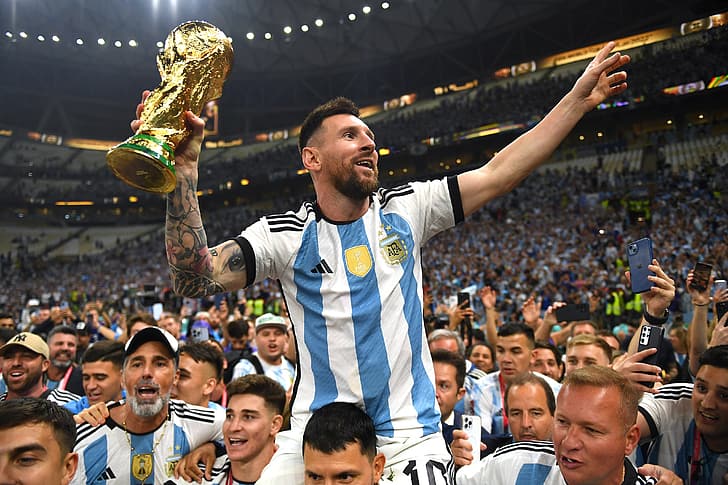 Argentina, Copa Mundial de la FIFA, Lionel Messi, Fondo de pantalla HD |  Wallpaperbetter
