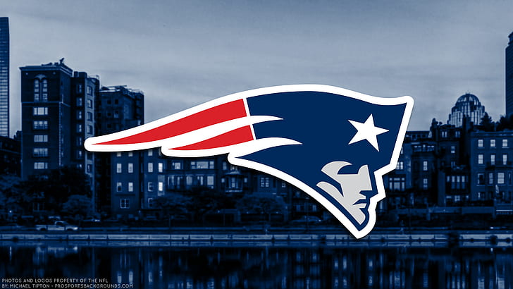 Piłka nożna, New England Patriots, Godło, Logo, NFL, Tapety HD