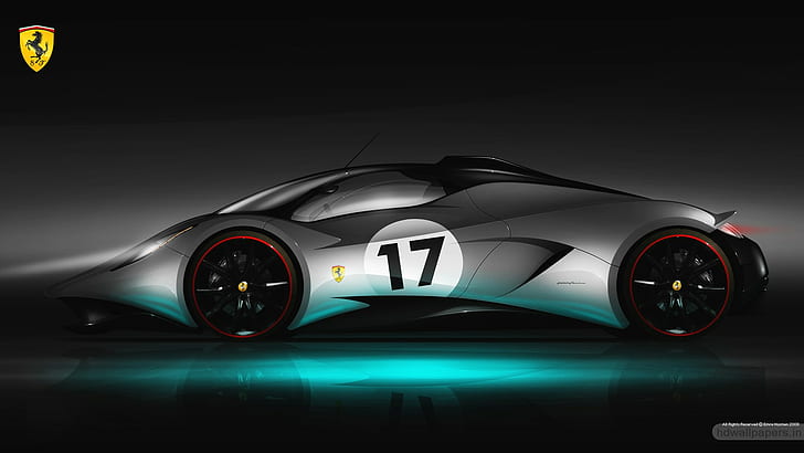 Ferrari Super Car Concept, super, Konzept, Ferrari, HD-Hintergrundbild