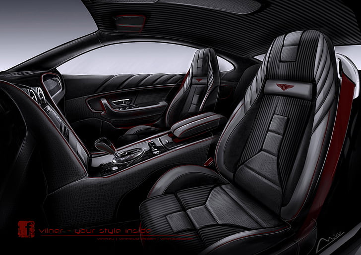 2013, Bentley, Continental, Design, Interieur, Projekt, Tuning, Vilner, HD-Hintergrundbild