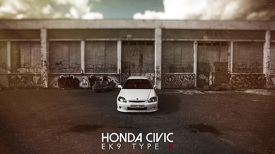 JDM, RHD, Honda, Civic, Typ R, VTEC, HD-Hintergrundbild HD wallpaper