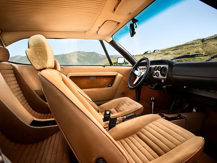 1974, 308, classic, dino, ferrari, gt4, interior, supercar, HD wallpaper