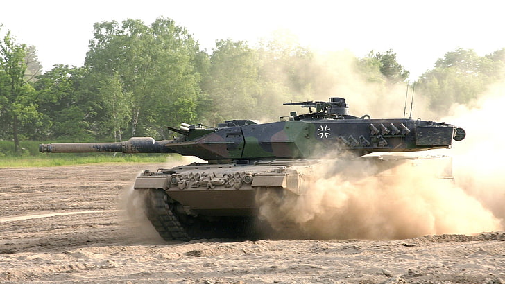 militare, carro armato, Leopard 2, Bundeswehr, Leopard 2A6, Sfondo HD