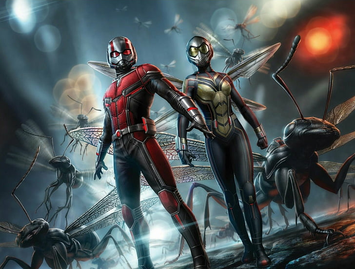 Movie, Ant-Man and the Wasp, Ant-Man, Marvel Comics, Wasp (Marvel Comics), HD wallpaper