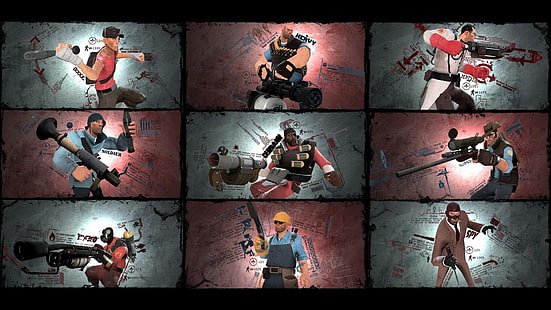 poster do jogo, videogames, Team Fortress 2, HD papel de parede HD wallpaper