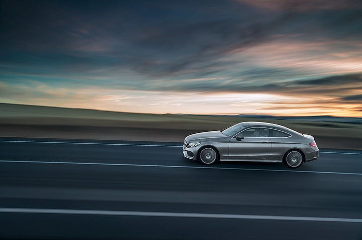 Mercedes-Benz, Mercedes, AMG, Coupe, C-Class, 2015, C205, Wallpaper HD