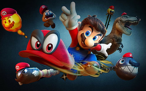 Super, Mario, Odyssey, 4k, 8k, HD-Hintergrundbild HD wallpaper