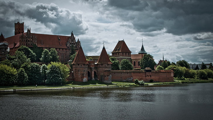 Castelos, Castelo de Malbork, HD papel de parede