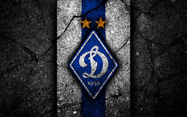 Fotboll, FC Dynamo Kiev, emblem, logotyp, HD tapet