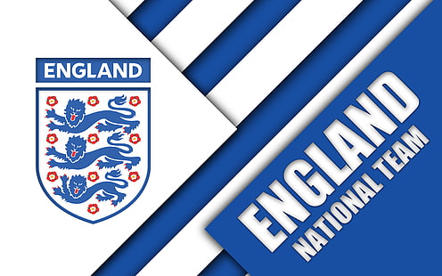 サッカー、イングランドナショナルフットボールチーム、エンブレム、イングランド、ロゴ、 HDデスクトップの壁紙 HD wallpaper