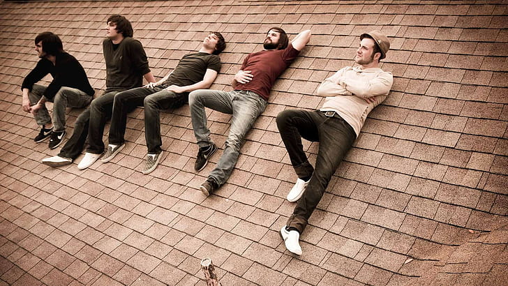 August burns red, Roof, Relax, Daylight, T-shirts, HD wallpaper