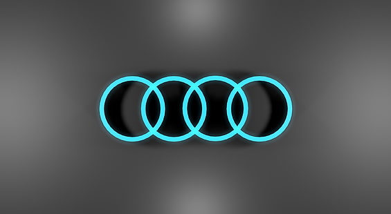 Audi HD, Audi-logotyp, Bilar, Audi, Logo, HD tapet HD wallpaper