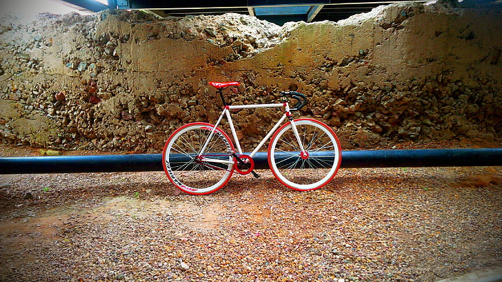 fixie bicicleta, HD papel de parede