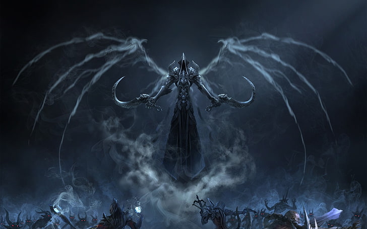 illustrazione del mostro, Diablo 3: Reaper of Souls, Diablo III, Diablo, Sfondo HD