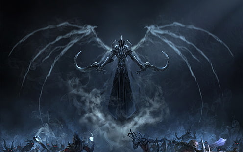ilustração de monstro, Diablo 3: Ceifador de Almas, Diablo III, Diablo, HD papel de parede HD wallpaper