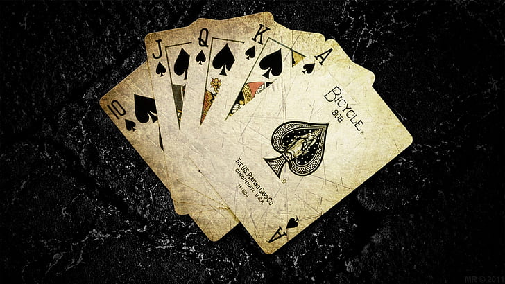 ace, art, background, card, cards, dark, digital, game, play, poker, spades, HD wallpaper