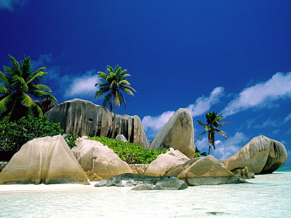 La Digue Isls, Inseln, Digue, HD-Hintergrundbild HD wallpaper
