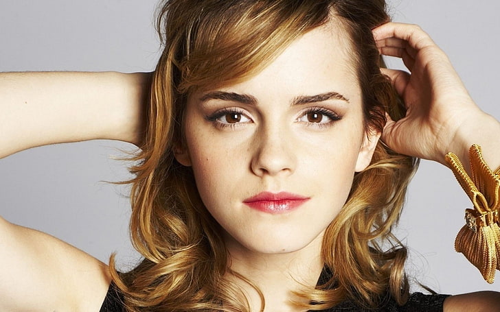 emma watson maquillage-Beauté photo fond d'écran HD, Emma Watson, Fond d'écran HD
