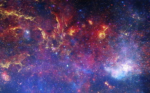 Papel de parede tema da Via Láctea-Windows, papel de parede da nebulosa, HD papel de parede HD wallpaper