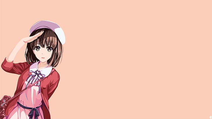 Saenai Heroine no Sodatekata, Anime-Mädchen, Katou Megumi, HD-Hintergrundbild