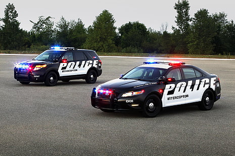 intercepteur de police ford, voiture, Fond d'écran HD HD wallpaper