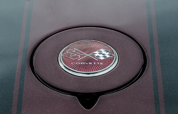 Corvette emblem, chevrolet, corvette, logo, HD wallpaper