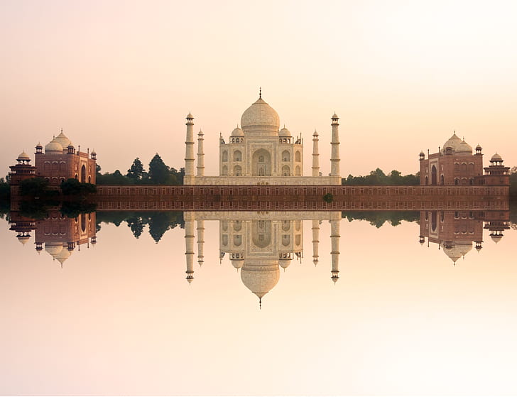 Taj Mahal 4k descargar para PC, Fondo de pantalla HD