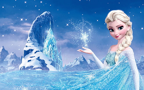 Disney Frozen Queen Elsa тапет, филм, Frozen, Elsa (Frozen), Frozen (Movie), HD тапет HD wallpaper