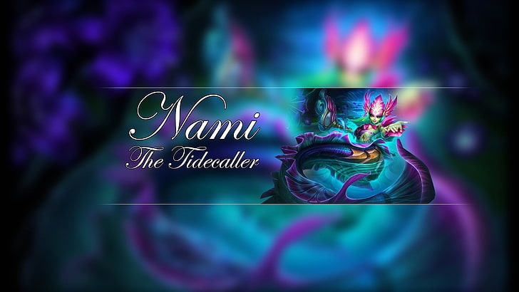 Nami The Tidecaller LoL Hintergrundbild, League of Legends, Nami (Liga der Legenden), HD-Hintergrundbild