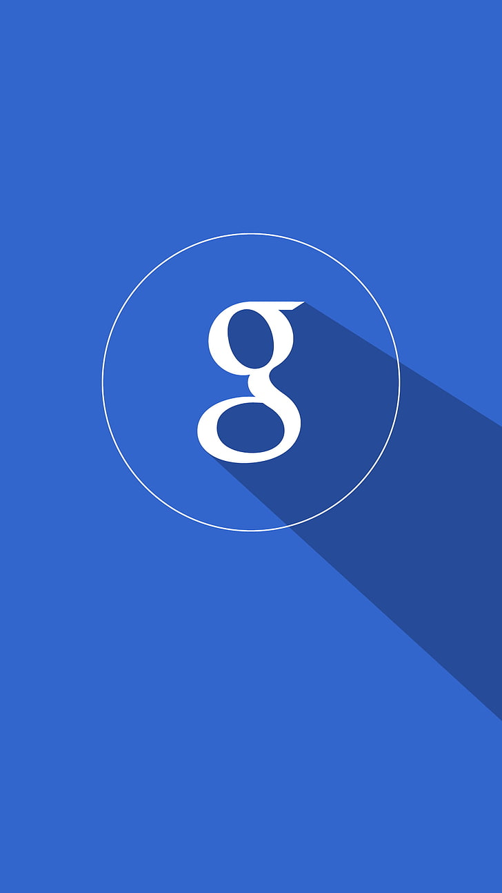 Logotipo do Google, logotipo do Google, Google, arte digital, minimalismo, exibição de retrato, logotipo, HD papel de parede, papel de parede de celular