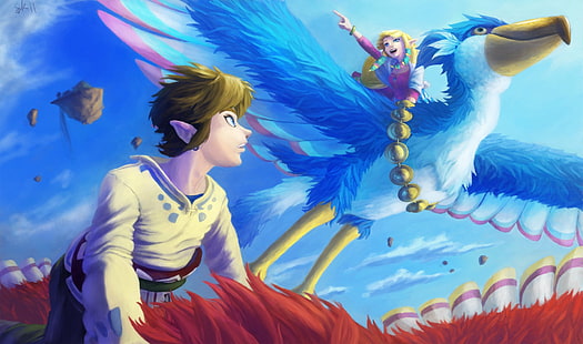 Zelda, The Legend Of Zelda: Skyward Sword, Link, HD wallpaper HD wallpaper