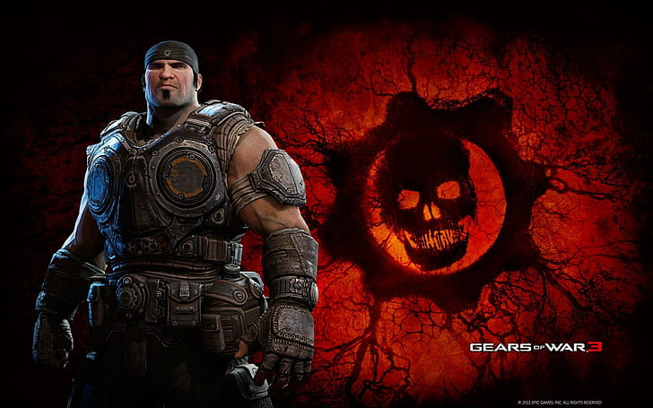 Marcus dans Gears Of War 3, Marcus, Gears of War 3, Xbox 360, jeu, jeux, Fond d'écran HD