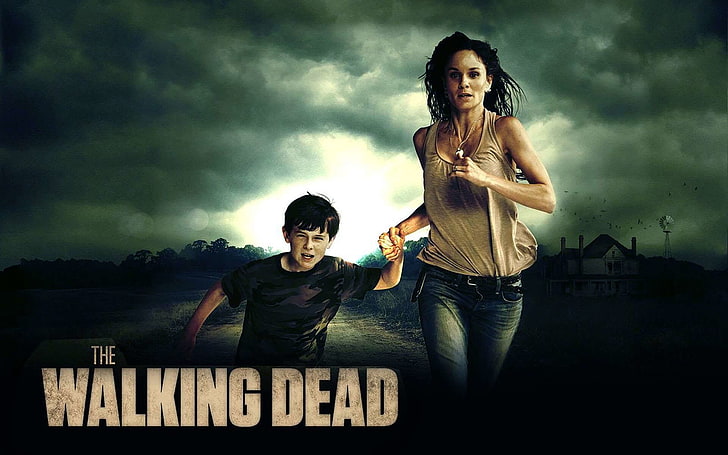 TV Show, The Walking Dead, Carl Grimes, Chandler Riggs, Lori Grimes, Sarah Wayne Callies, HD wallpaper