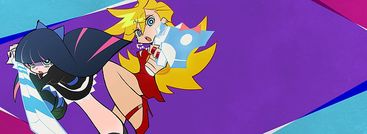 Anime, Panty & Stocking with Garterbelt, Anarchy Panty, Anarchy Stocking, HD wallpaper