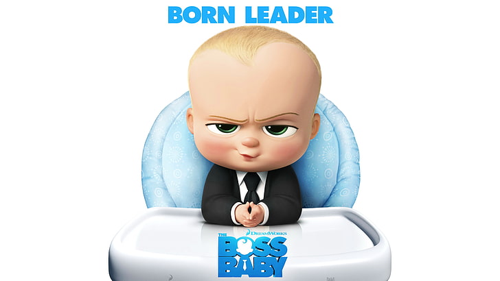 the boss baby, animasi, dreamworks, Film, Wallpaper HD