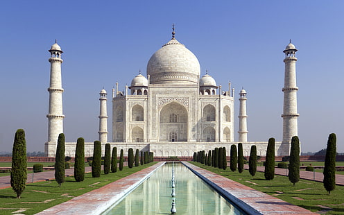 Taj Mahal, Indien, Agra, Architektur, Gebäude, Andere, HD-Hintergrundbild HD wallpaper