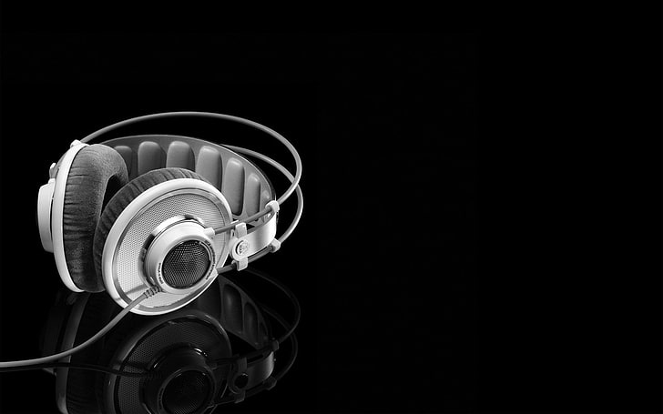 grey corded headphones, Music, Headphones, Caixa De Som, DJ, Spike Dj, Turntable, HD wallpaper