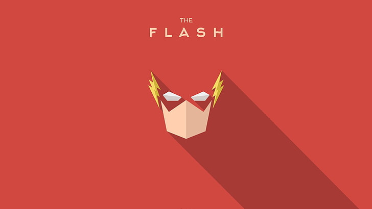 Флаш векторното изкуство, Флаш, Флашът, червен, супергерой, герой, HD тапет
