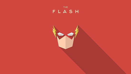 El arte del vector Flash, Flash, The Flash, rojo, superhéroe, héroe, Fondo de pantalla HD HD wallpaper