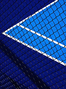 Court de tennis, 4K, stock, iPad Pro, clôture grillagée, Fond d'écran HD HD wallpaper