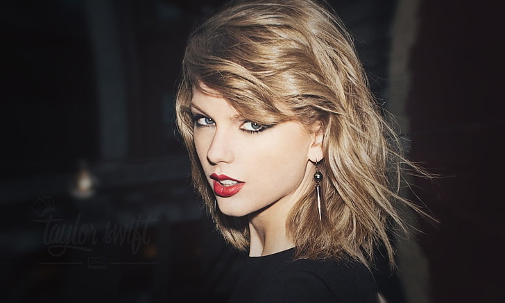 Wallpaper digital Taylor Swift, Taylor Swift, wanita, wajah, potret, pirang, mata biru, penyanyi, Wallpaper HD