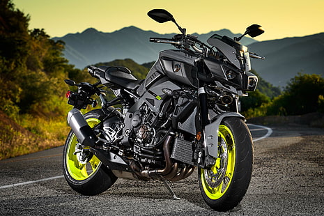 Yamaha FZ-10, motocykle 2017, Yamaha, motocykle sportowe, Tapety HD HD wallpaper