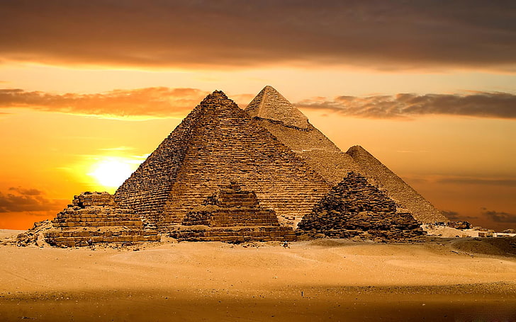 Great Pyramids Egypatian, The Great Pyramid of Giza, World, Egypt, HD wallpaper