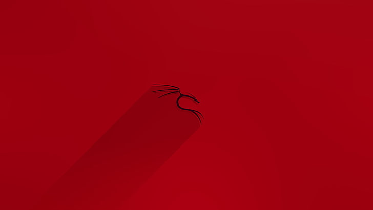 Kali, Kali Linux, Linux, red, HD wallpaper