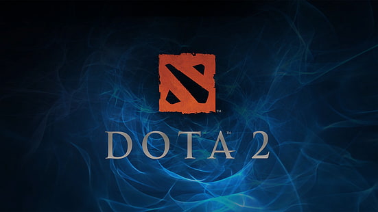 Логотип Dota 2, Dota 2, арт, 2014, логотип, HD обои HD wallpaper
