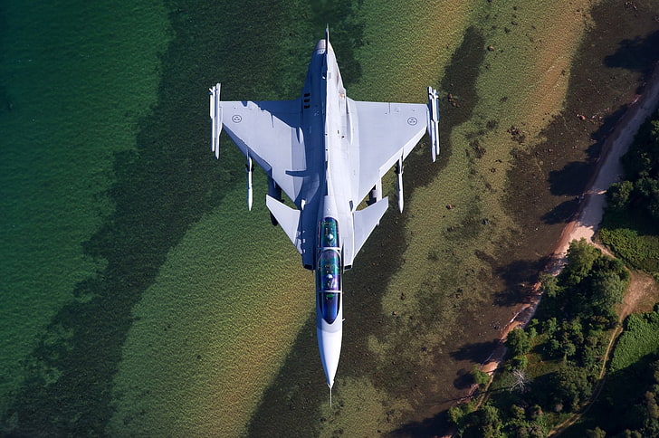 Jet Fighters, Saab JAS 39 Gripen, Aircraft, Jet Fighter, Warplane, HD wallpaper