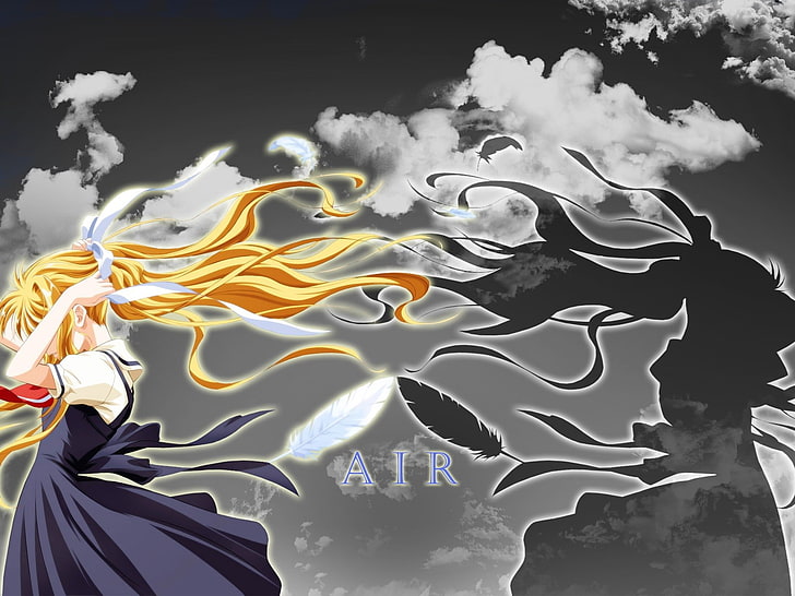 Air (Anime), Anime, Anime Mädchen, HD-Hintergrundbild
